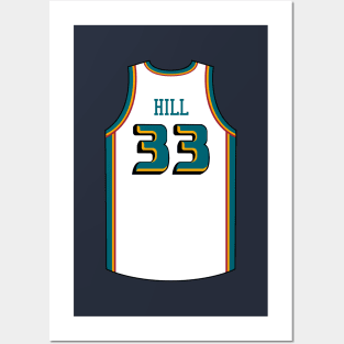 Grant Hill Detroit Jersey Qiangy Posters and Art